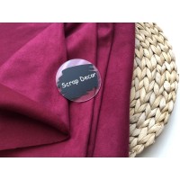 Замша щільна (на флісі) МАЛИНА 25х30 см