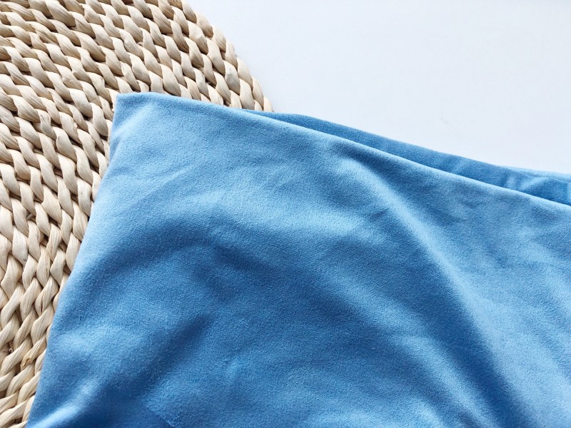 Замша тонка БЛАКИТНА 50х25 см