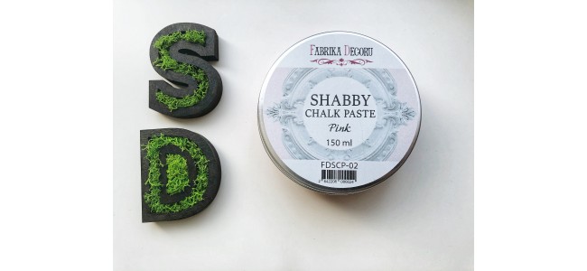  Мелована паста Shabby Chalk Paste Рожева 150 мл