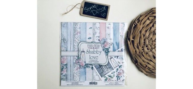 Набор скрапбумаги Shabby love 20x20 см 