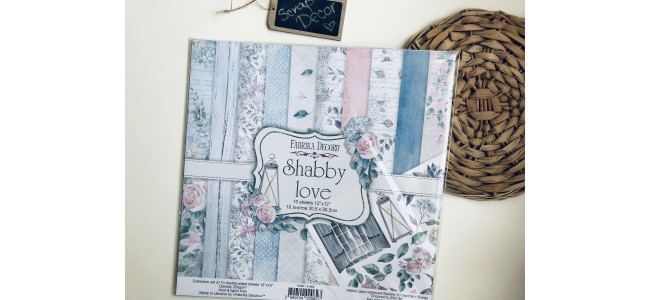 Набор скрапбумаги Shabby love 30,5x30,5 см 