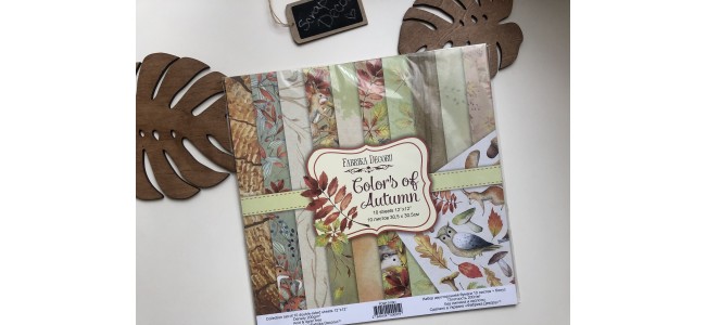 Набор скрапбумаги Colors of Autumn 30,5x30,5 см 10 листов