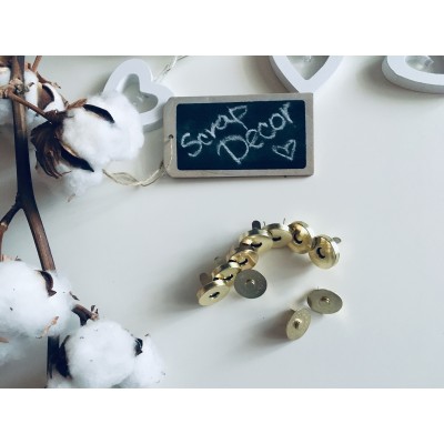 Магнитная кнопка золото ф18 мм