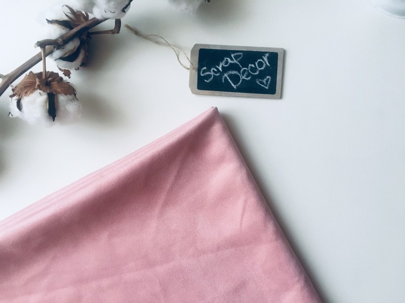 Замша щільна НІЖНО-РОЖЕВА  25х30 см